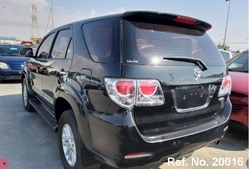  Toyota / Fortuner Stock No. 20016